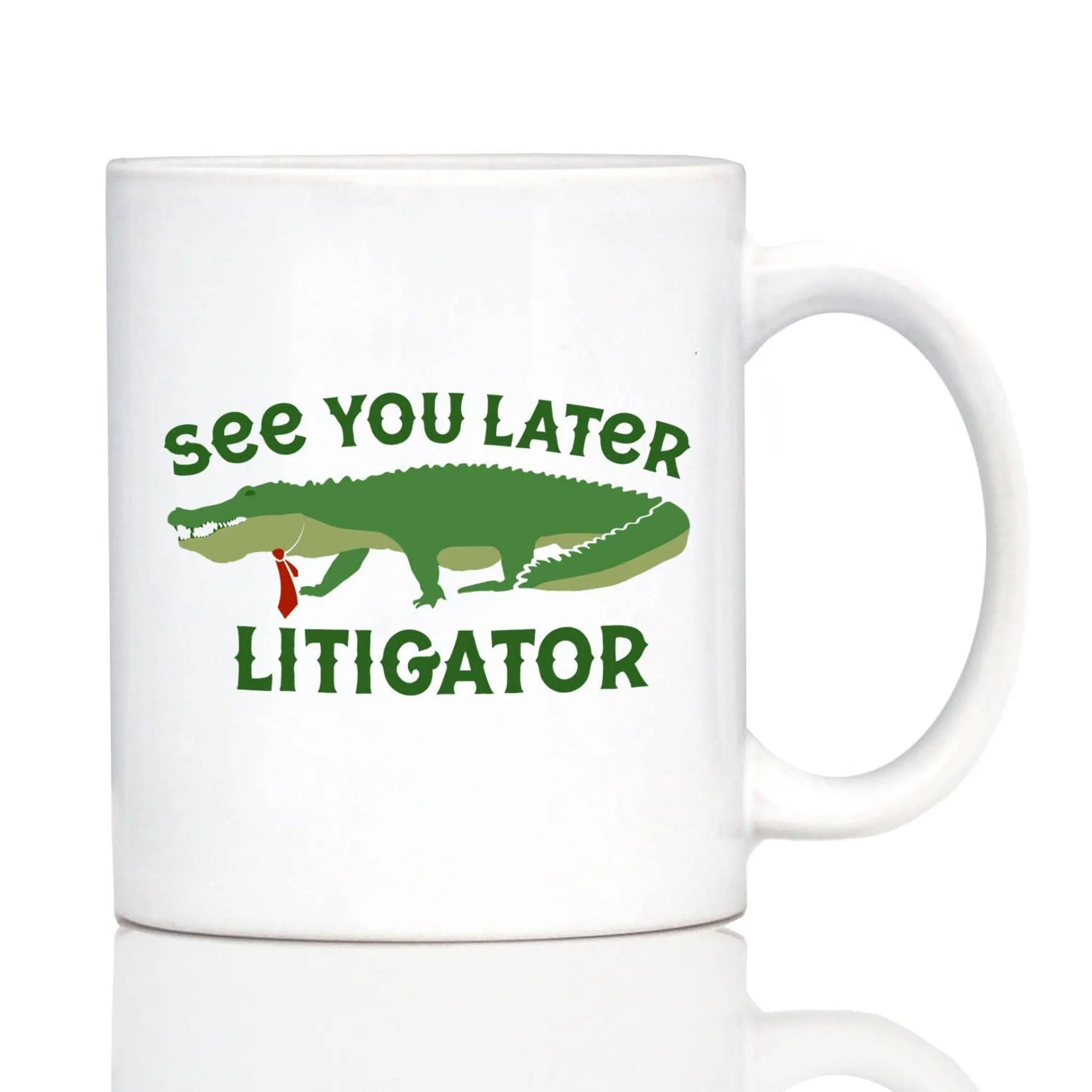 Later Litigator Coffee Mug - Funny Lawyer Gifts and Decor Bevvee