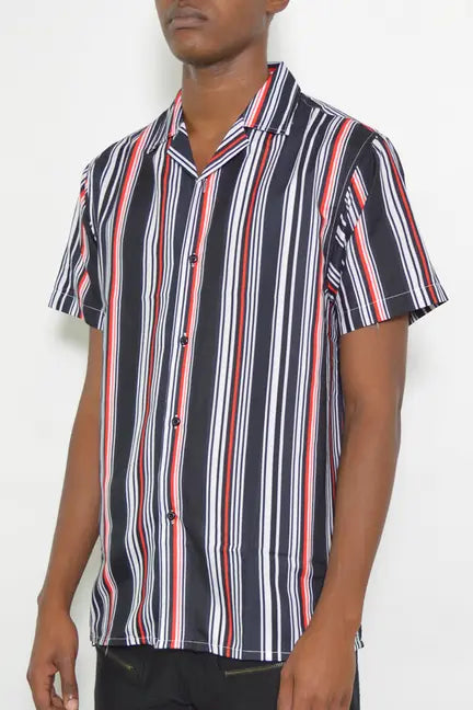 Latitude Striped Button Up WEIV