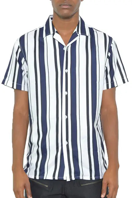Latitude Striped Button Up WEIV