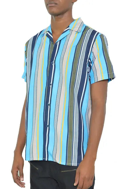 Latitude Striped Button Up WEIV