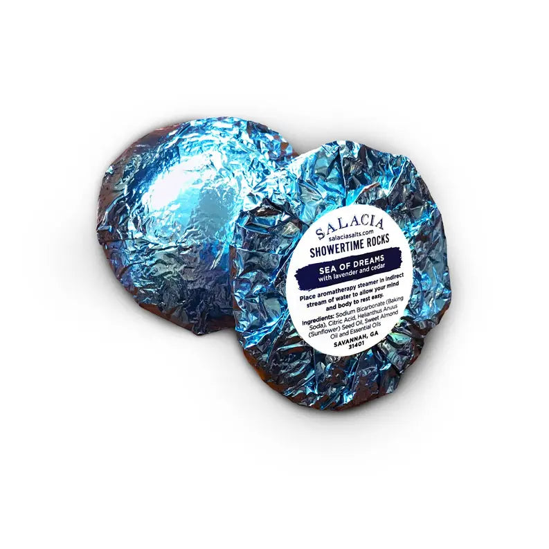 Lavender + Lemon Aromatherapy Shower Steamers Salacia Salts