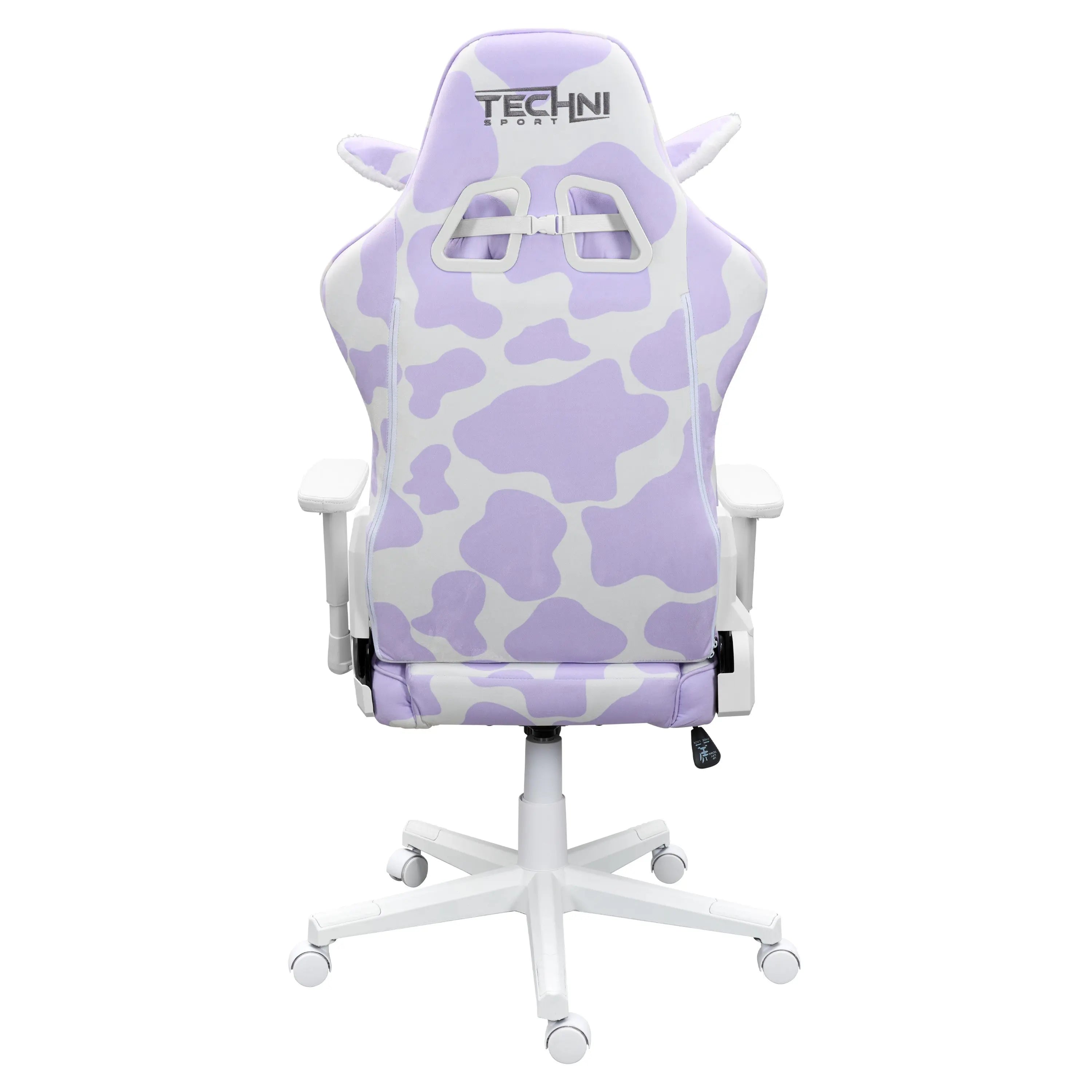 Lavender and White Adjustable Height Swivel Rolling Gaming Chair Homeroots Office