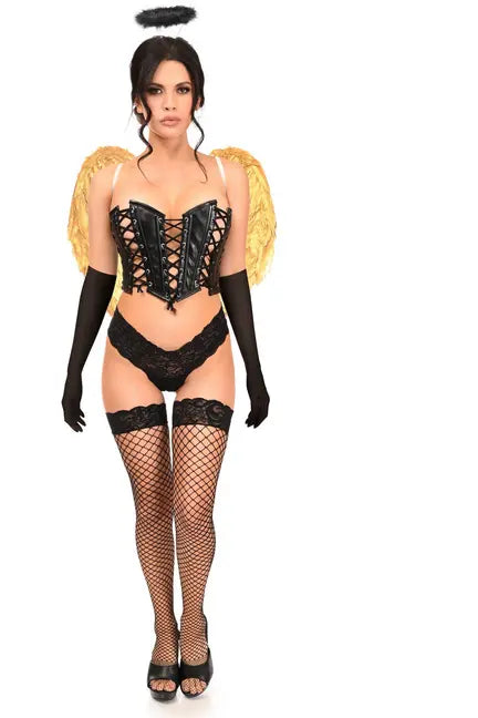 Lavish 4 PC Golden Angel Corset Costume Daisy Corsets