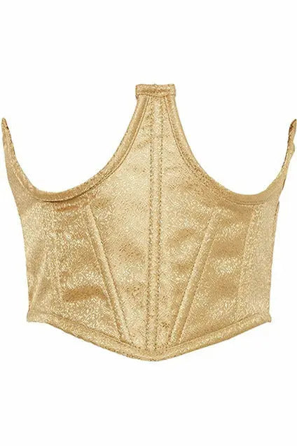 Lavish Brocade Open Cup Waist Cincher Daisy Corsets