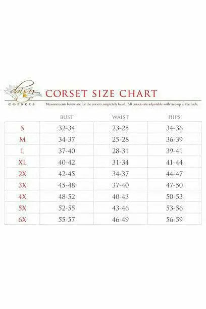 Lavish Checkers Print Mesh Open Cup Waist Cincher Daisy Corsets