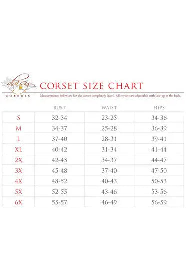 Lavish Clear Black Overbust Corset Daisy Corsets