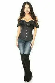 Lavish Cotton Off-The-Shoulder Corset Daisy Corsets