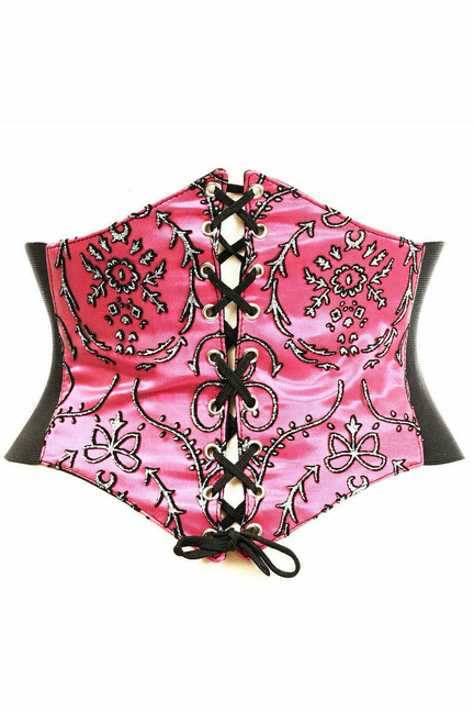 Lavish Embroidered Corset Belt Cincher Daisy Corsets