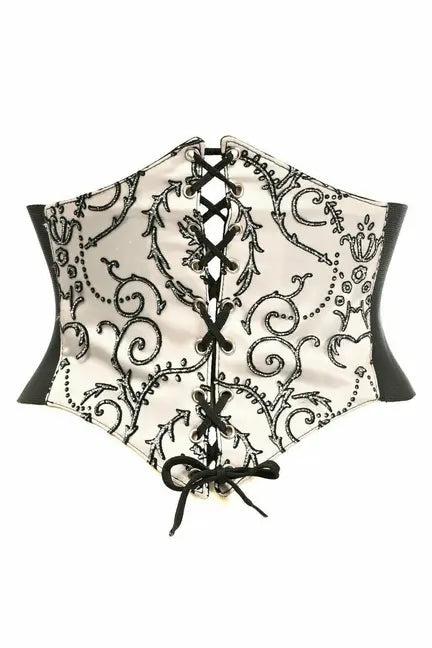 Lavish Embroidered Corset Belt Cincher Daisy Corsets