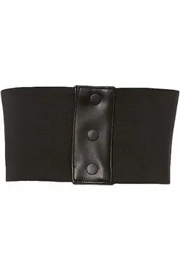 Lavish Faux Leather Corset Belt Cincher Daisy Corsets