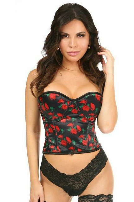Lavish Floral Underwire Bustier Daisy Corsets