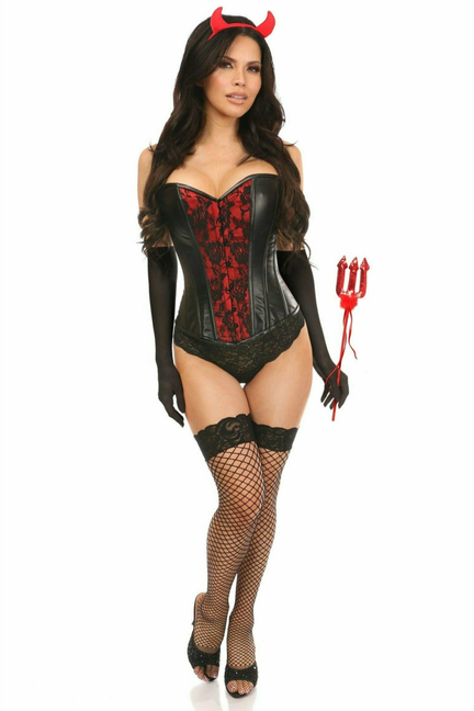 Lavish Gothic Devil Corset Costume Daisy Corsets