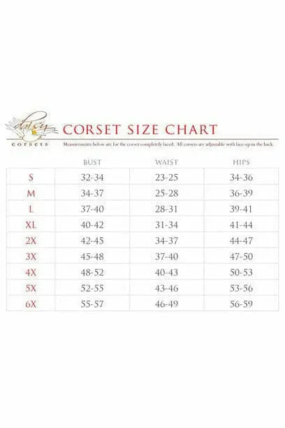 Lavish Gothic Lace-Up Corset Belt Cincher Daisy Corsets