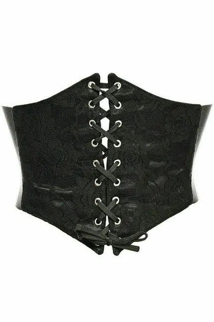 Lavish Lace Overlay Corset Belt Cincher Daisy Corsets