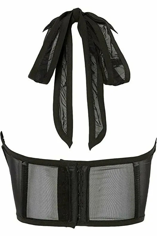 Lavish Mesh Underwire Cincher with Built In Halter Top Daisy Corsets