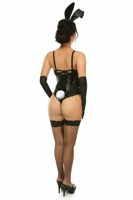Lavish PVC Bunny Corset Costume Daisy Corsets