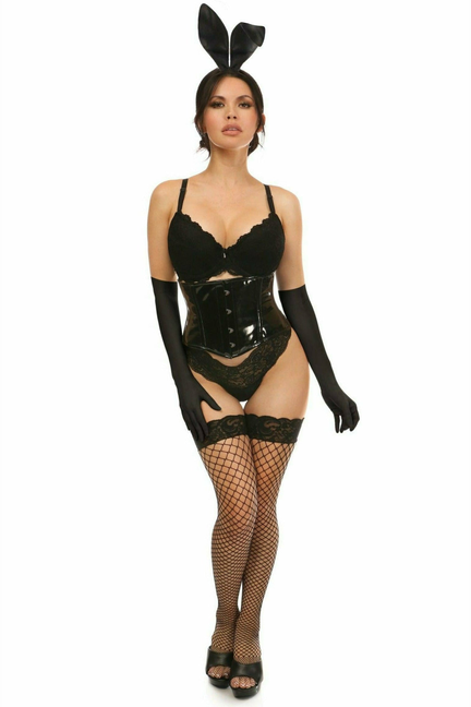 Lavish PVC Bunny Corset Costume Daisy Corsets