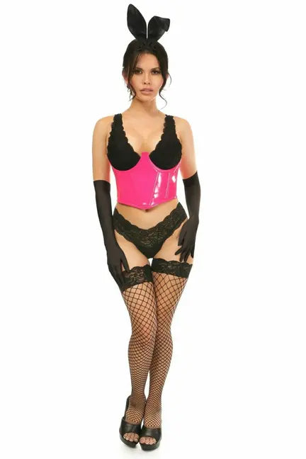 Lavish PVC Bunny Corset Costume Daisy Corsets