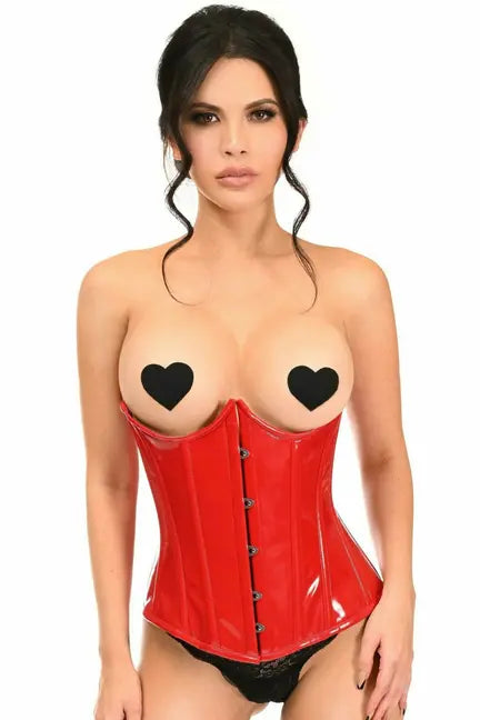Lavish Patent PVC Underwire Underbust Corset Daisy Corsets