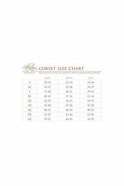 Lavish Pinstripe Corset Belt Cincher Daisy Corsets