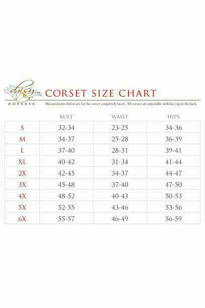Lavish Skulls-Gothic Lace-Up Corset Belt Cincher Daisy Corsets