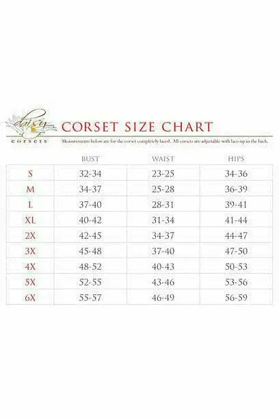 Lavish Skulls-Gothic Lace-Up Corset Belt Cincher Daisy Corsets