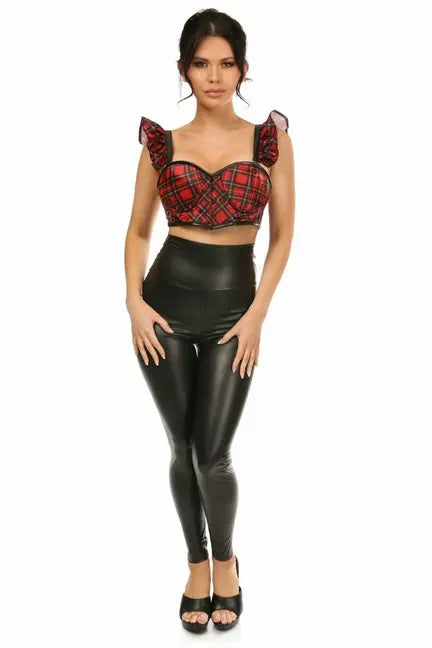 Lavish Underwire Bustier Top with Removable Ruffle Sleeves Daisy Corsets