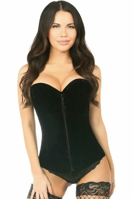 Lavish Velvet Overbust Corset Daisy Corsets