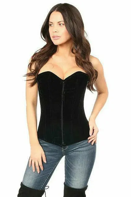 Lavish Velvet Overbust Corset Daisy Corsets