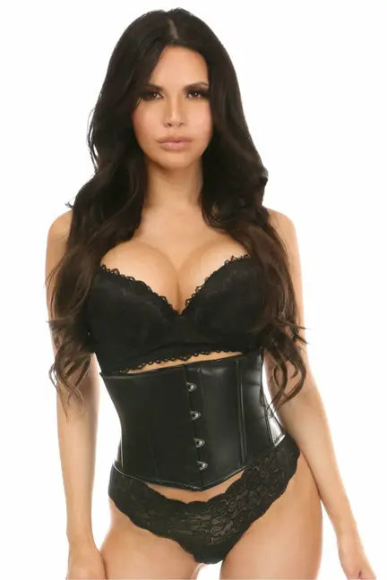 Lavish Wet Look Waist Cincher Corset Daisy Corsets