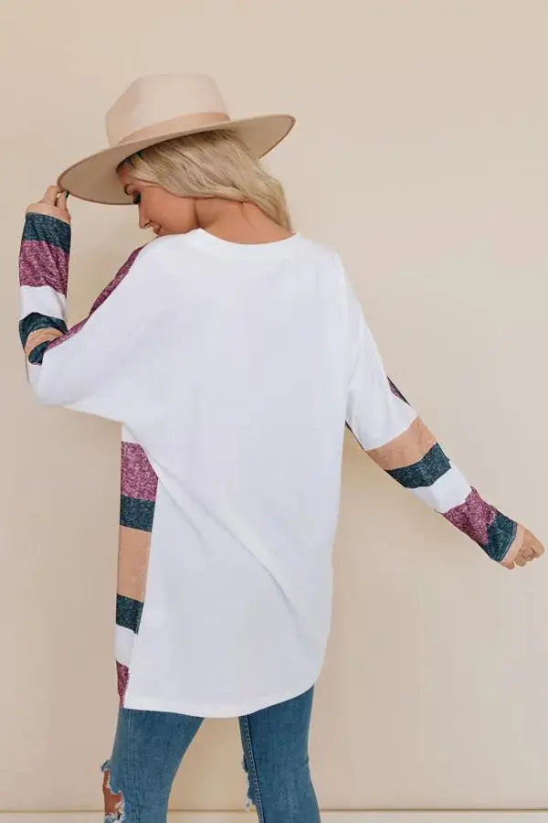 Layna Striped Tunic Stay Warm in Style