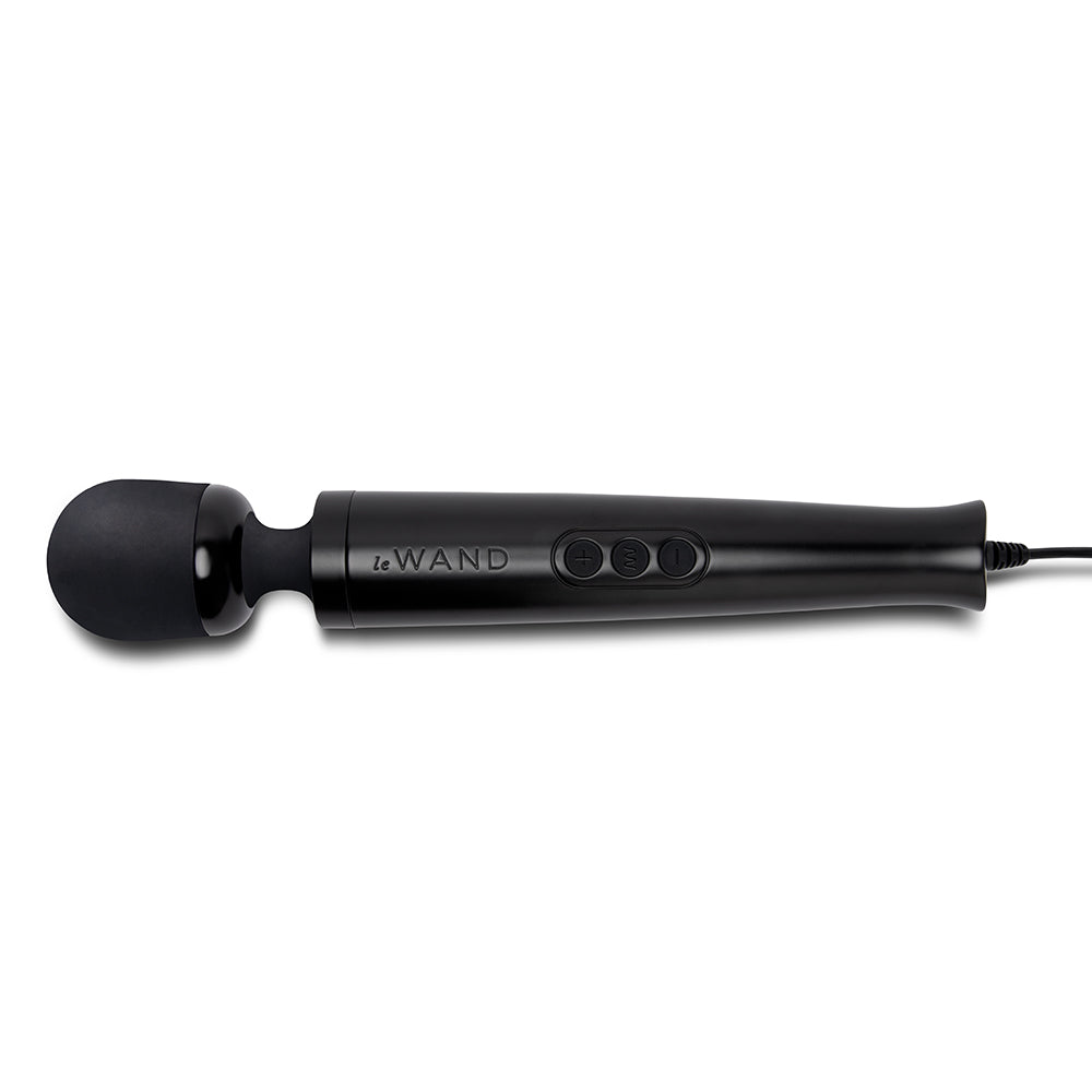 Le Wand Die Cast Plug-In Massager Black Le Wand