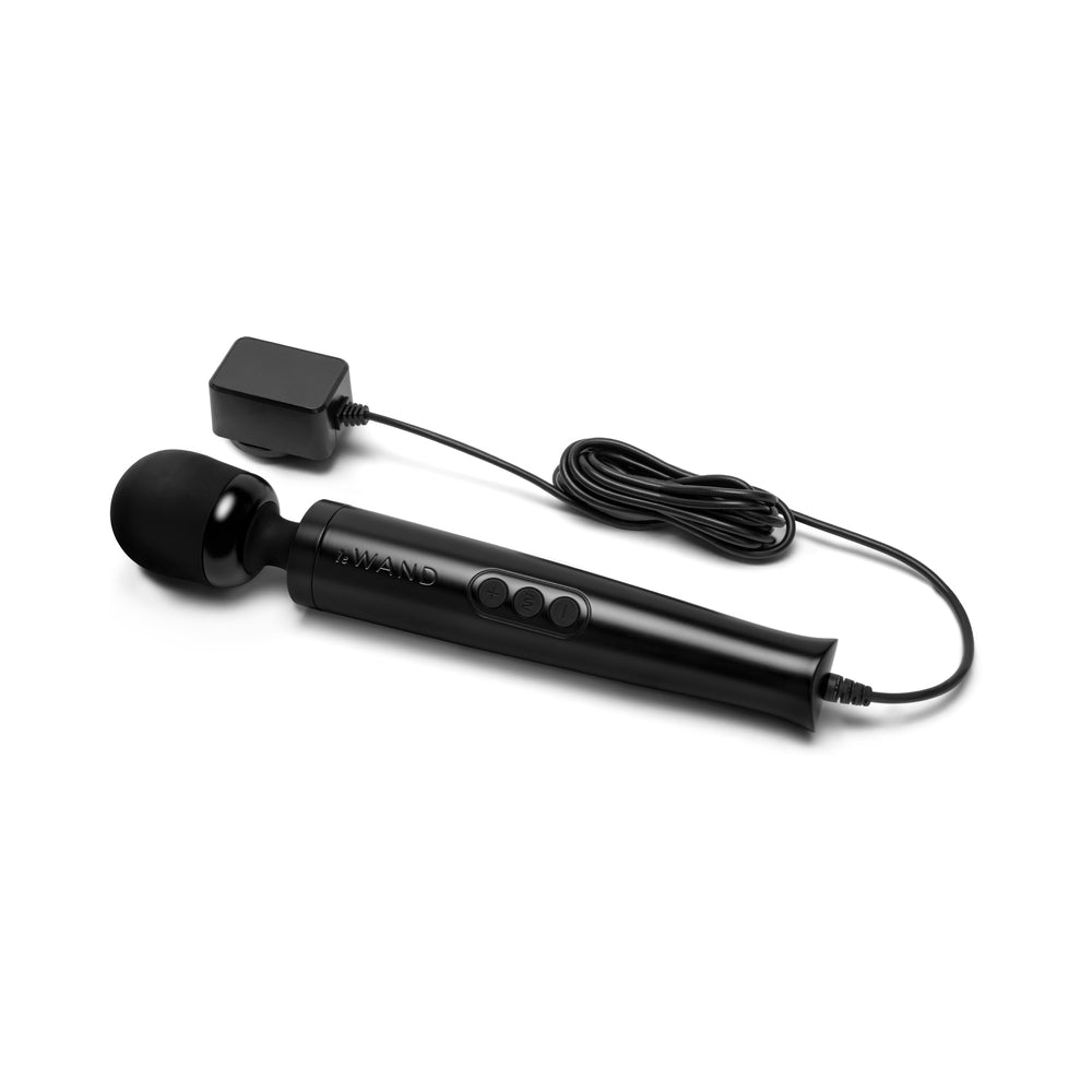 Le Wand Die Cast Plug-In Massager Black Le Wand