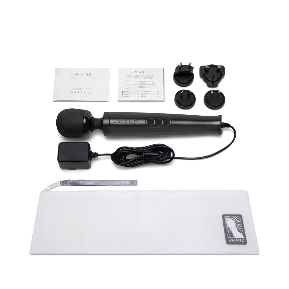 Le Wand Die Cast Plug-In Massager Black Le Wand