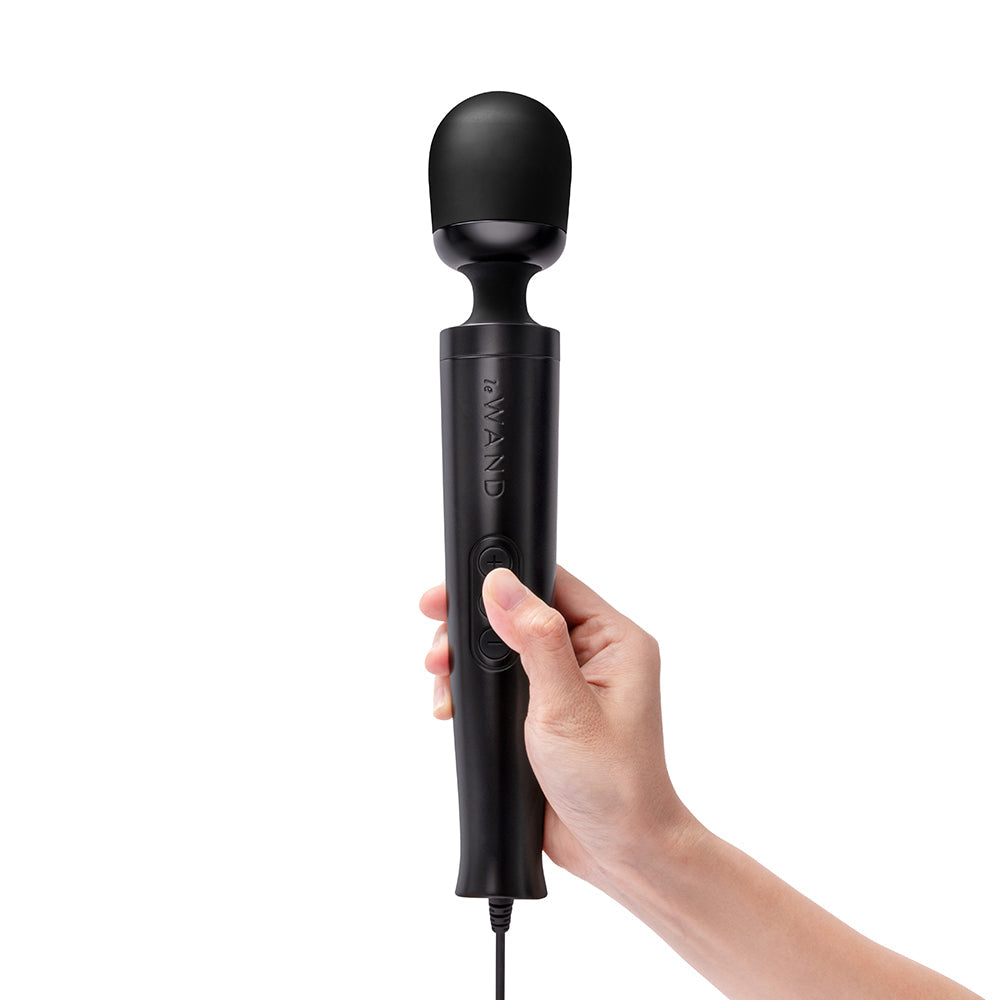 Le Wand Die Cast Plug-In Massager Black Le Wand