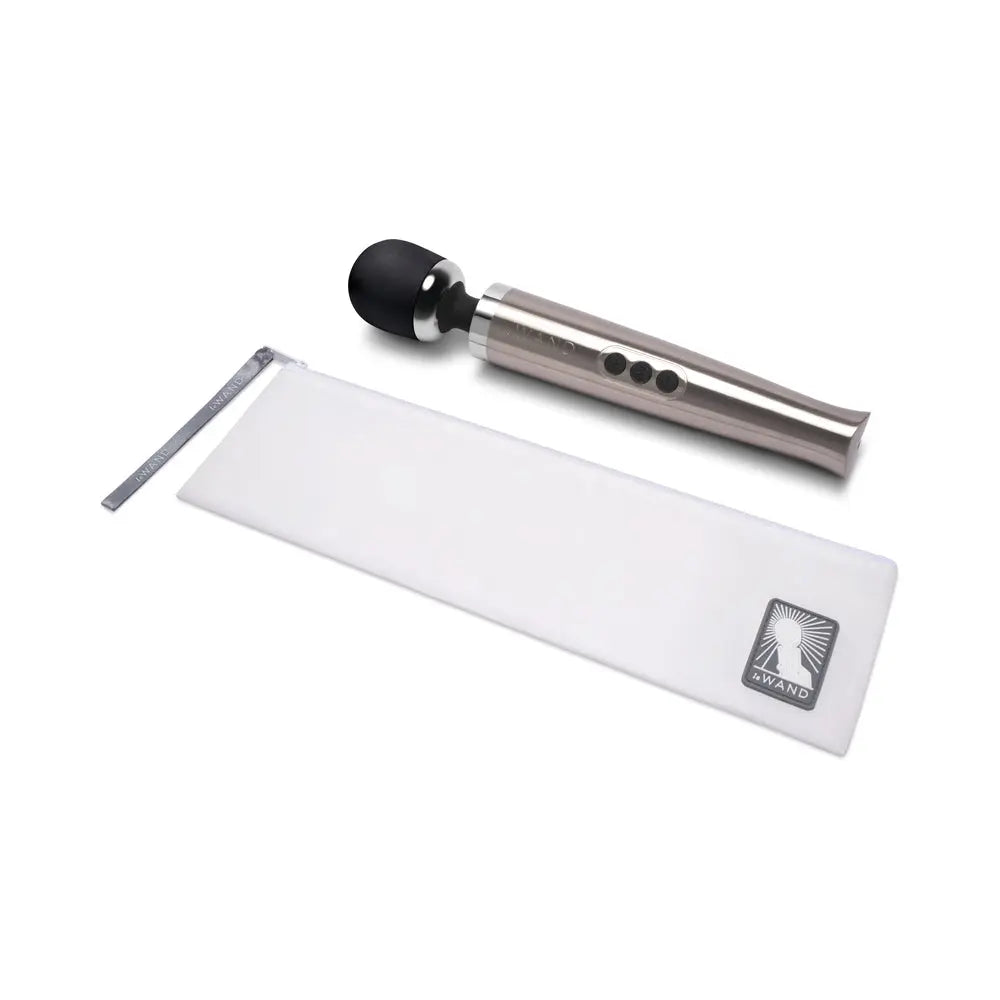 Le Wand Die Cast Rech Massager Silver Le Wand