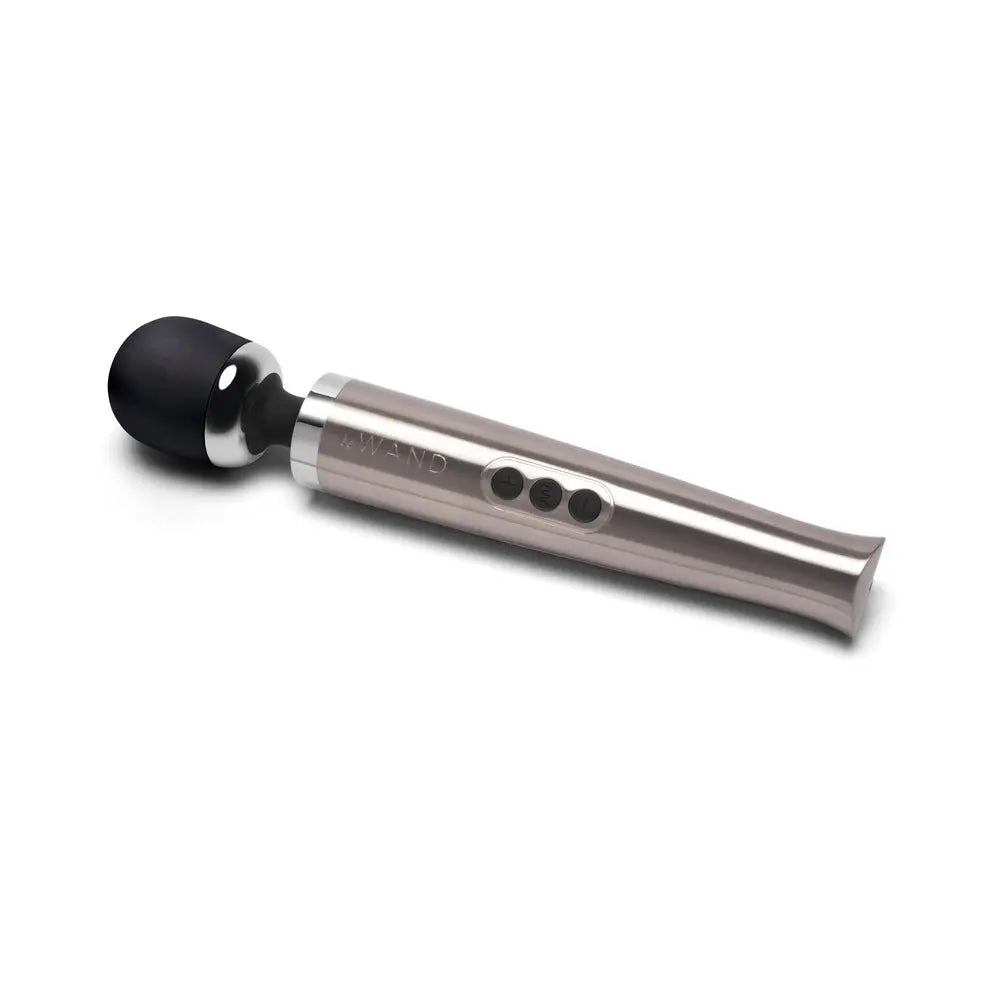 Le Wand Die Cast Rech Massager Silver Le Wand