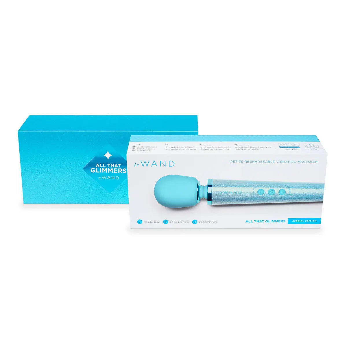 Le Wand Massager - All That Glimmers Blue Le Wand