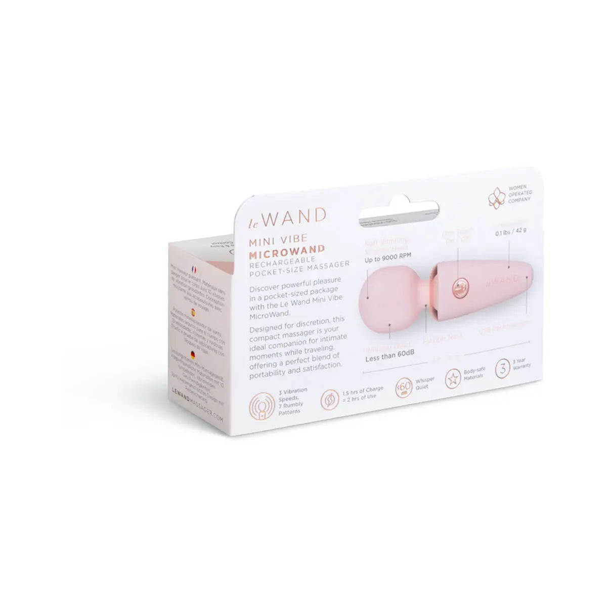 Le Wand Mini Micro Wand Rose Gold Le Wand