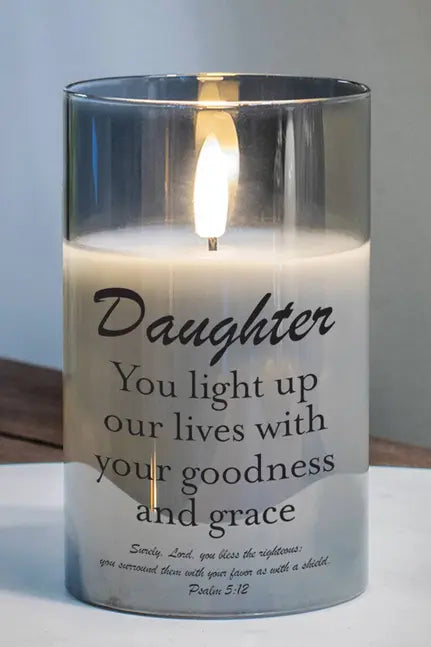 Led Candle Daughter You Ps 5:12 Dicksons Inc