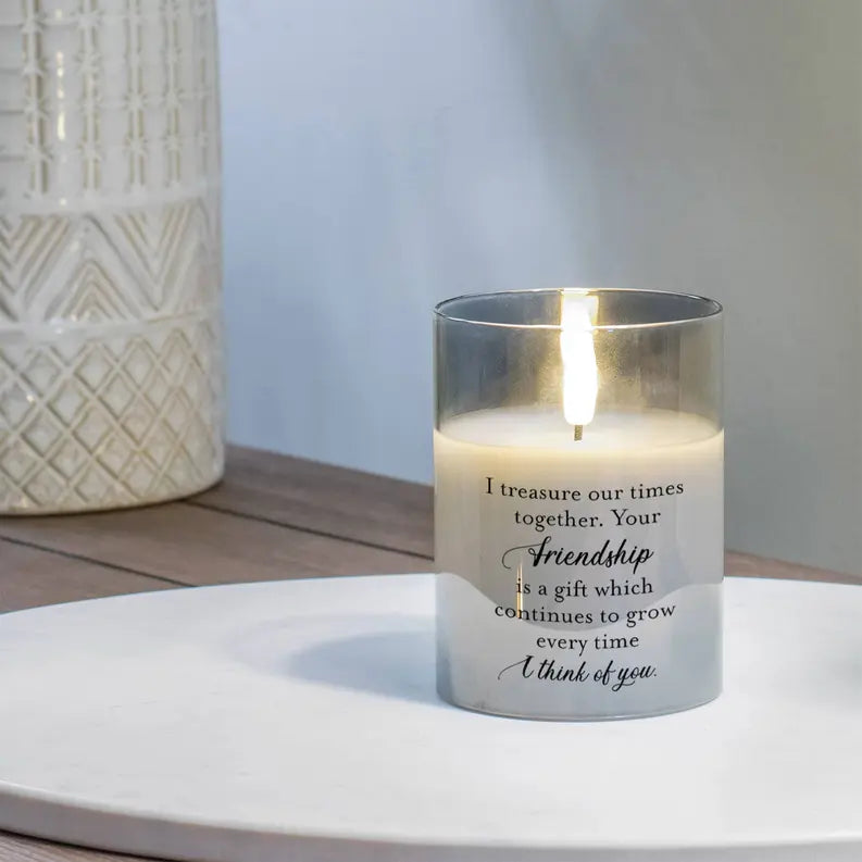 Led Candle I Treasure Our Times 4In Dicksons Inc