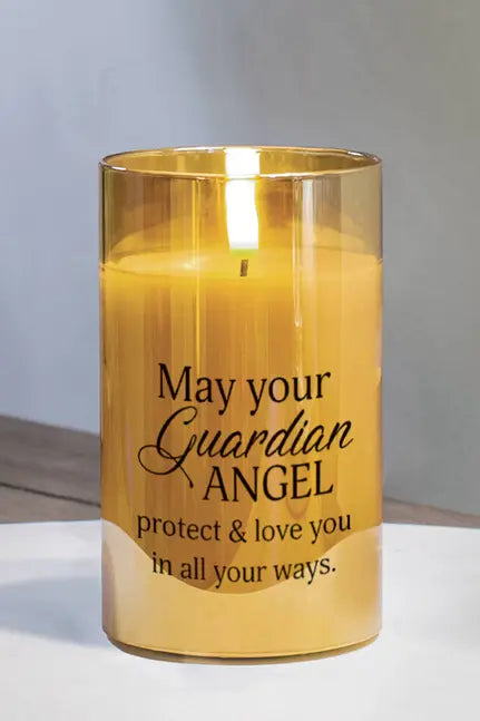 Led Candle May Your Guardian Angel Dicksons Inc