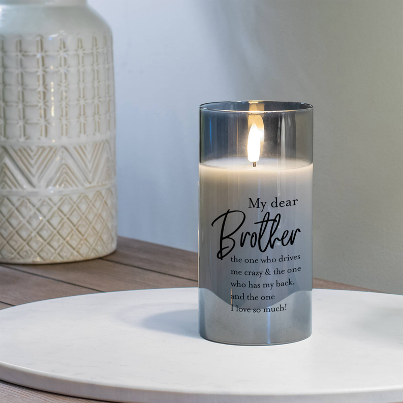 Led Candle My Dear Brother The One Dicksons Inc