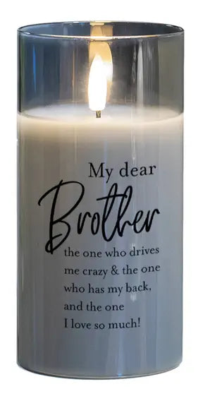 Led Candle My Dear Brother The One Dicksons Inc