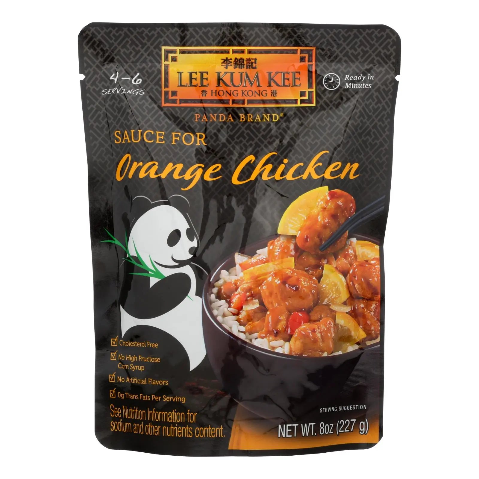 Lee Kum Kee Sauce - Ready To Serve - Orange Chicken - 8 Oz - Case Of 6 Lee Kum Kee