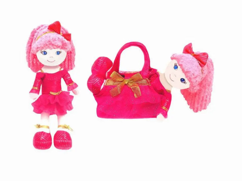 Leila Dancer Rag Doll With Purse Girlz n Dollz