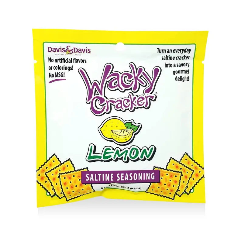 Lemon Wacky Cracker Davis & Davis Gourmet Foods