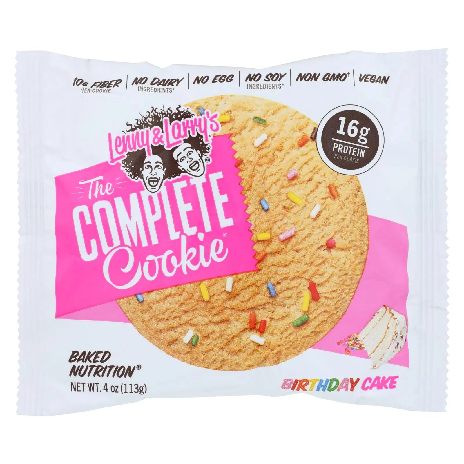 Lenny And Larry's The Complete Cookie Birthday Cake - Case Of 12 - 4 Oz Lenny & Larry's