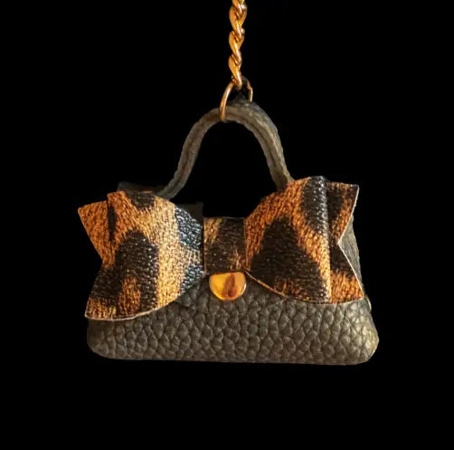Leopard Faux Fur Pickup Bag Bark Fifth Avenue