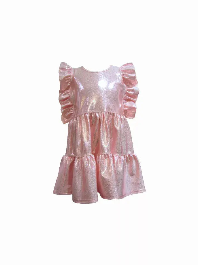 Leopard In Pink Butterfly Dress Little Mass